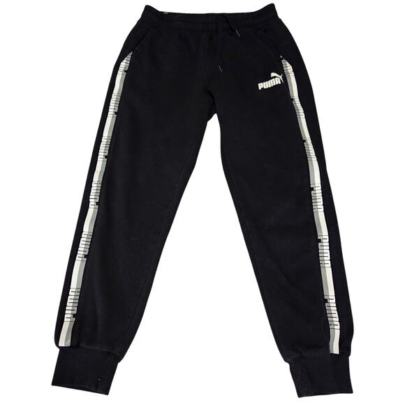 Puma Black and White Track Pants - Men's Size Medium - Picture 1 of 7